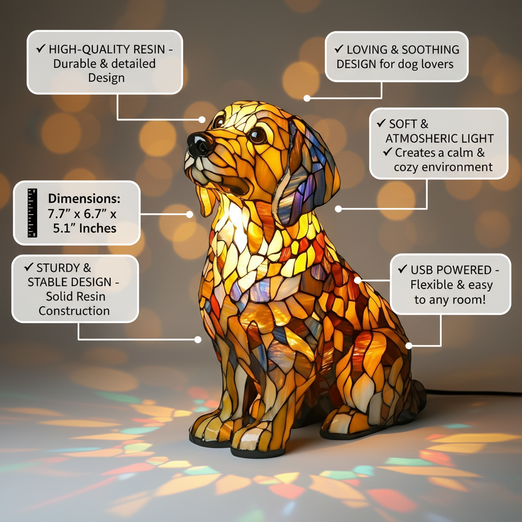 Lily den åndelige golden retriever figur